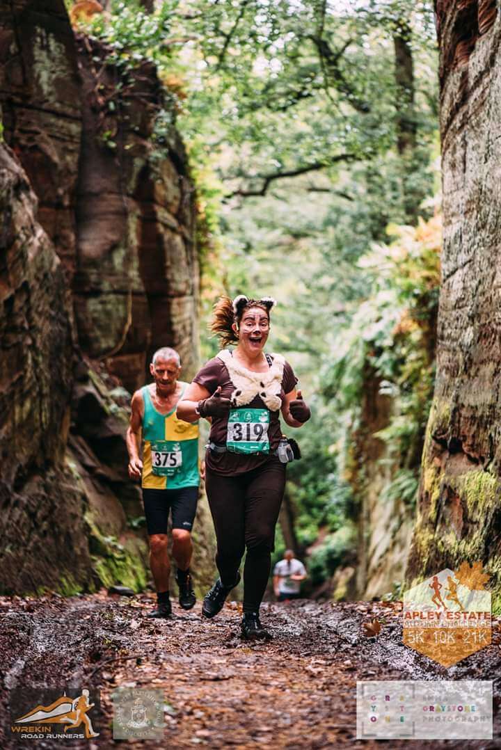 Running wild - Siân completes half marathon for Shropshire Wildlife Trust Pine Marten Project 